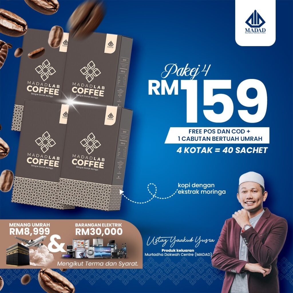 4 Kotak Kopi Moringa Madad